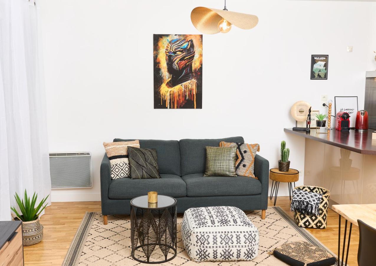 Appartement Wakandais-Proche Disney, Parking & Wifi Montévrain Buitenkant foto